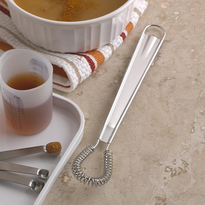 Fox Run 8-Inch Flat Coil Whisk, 8.25 x 1.5 x 1.25 - Image 2