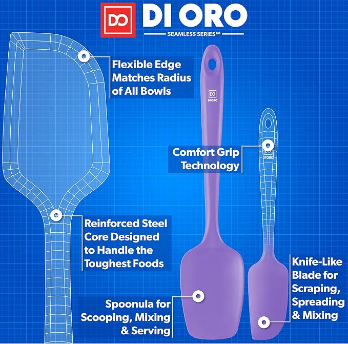 DI ORO Silicone Spatula Set - Image 4
