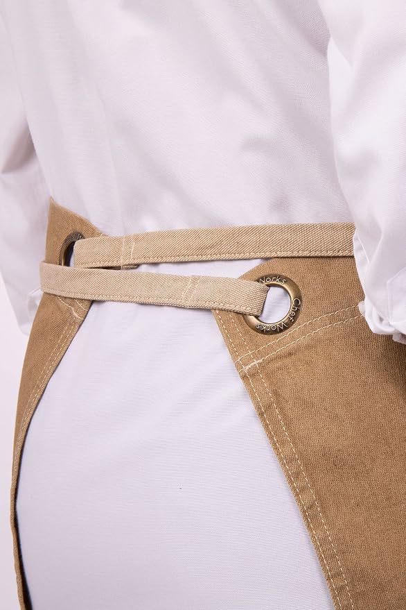 Chef Works Unisex Austin Half Bistro Apron - Image 3
