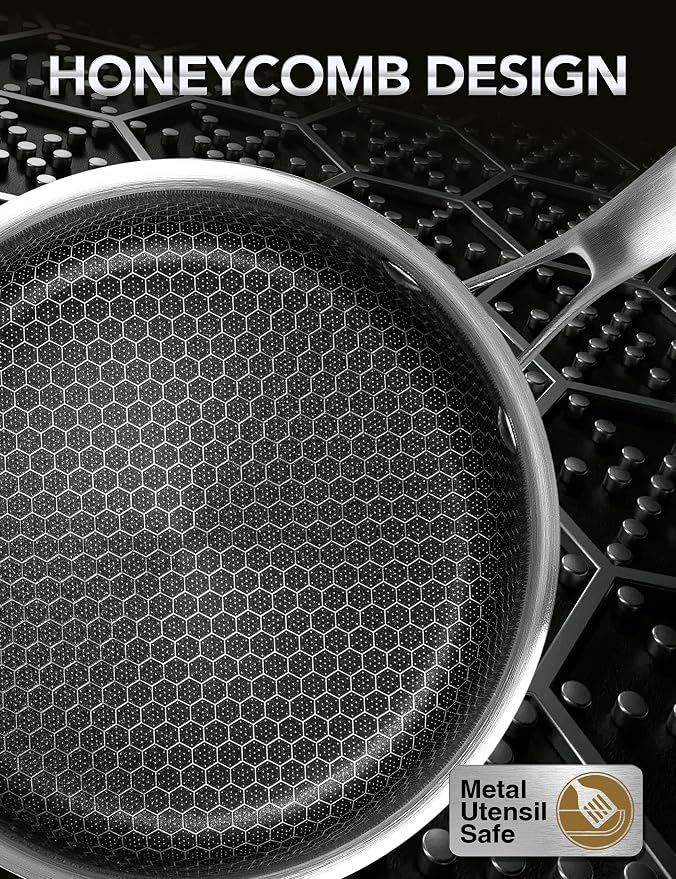 MICHELANGELO 6 Pcs Tri-ply Stainless Steel Pot Set, 2QT & 3QT & 8QT Pot - Image 6