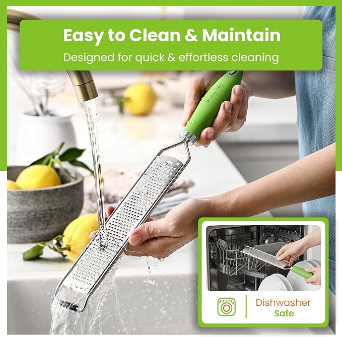 Spring Chef Stainless Steel Lemon Zester Grater - Image 5