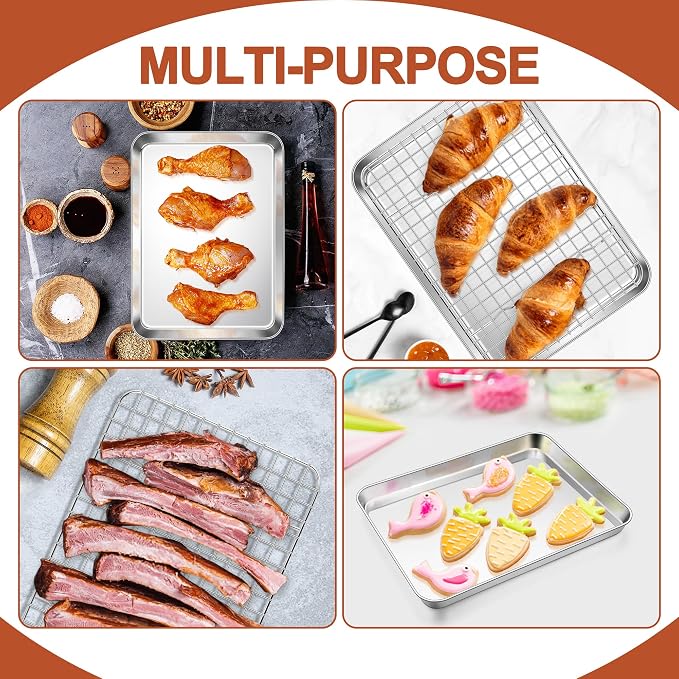 E-far Stainless Steel Baking Sheet - Image 7