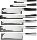 Babish 14-Piece Full Tang Forged Kitchen Knife Set – High-Carbon 1.4116 German by Babish