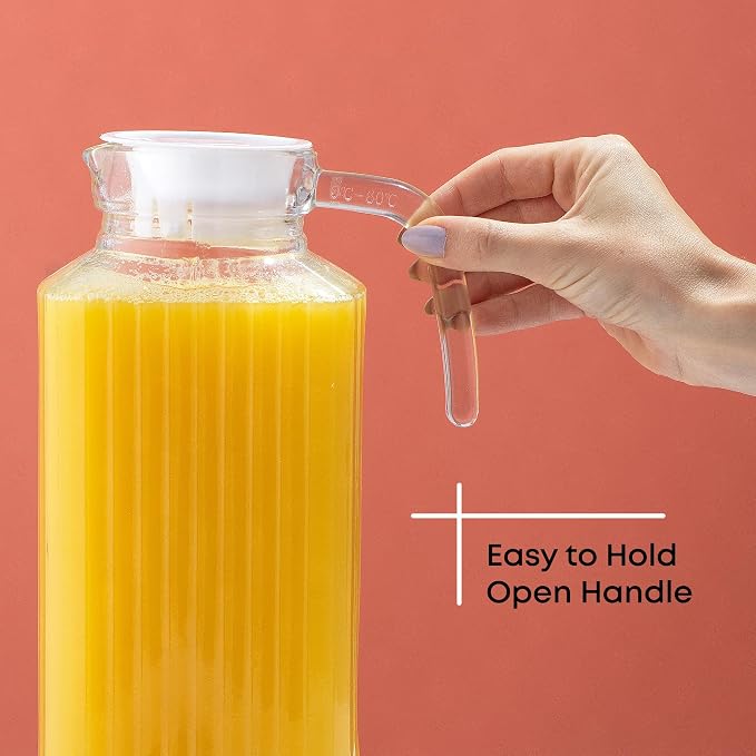 JoyJolt 60oz Glass Pitcher - Image 3