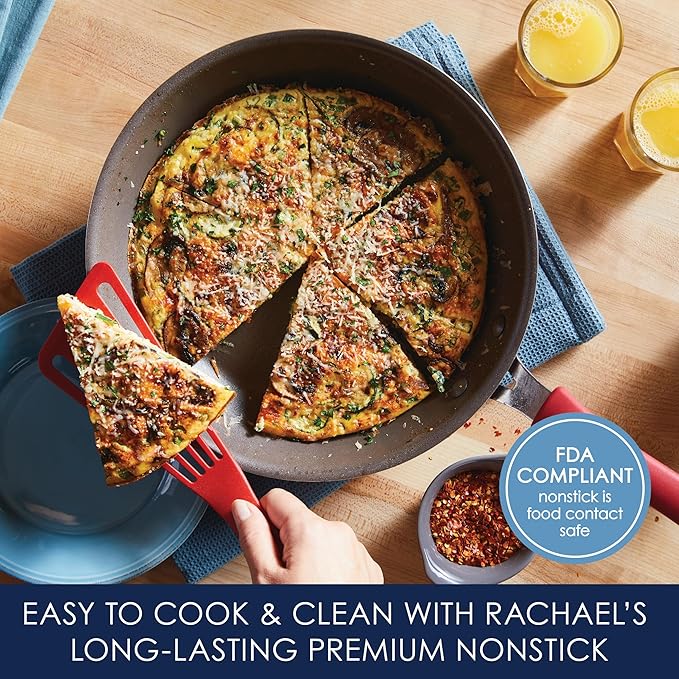 Rachael Ray Cook + Create Nonstick Frying Pan/Skillet, 12.5 Inch - Image 6