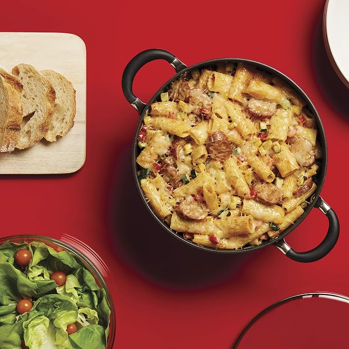 Circulon Symmetry Hard-Anodized Nonstick Induction Casserole Pan - Image 2