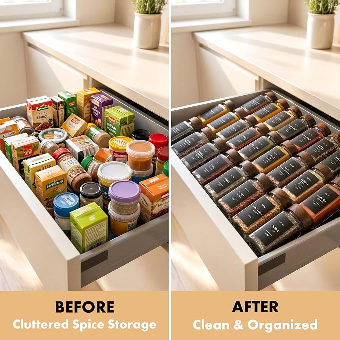 EDELHAUS® Square Spice Jars - Image 6