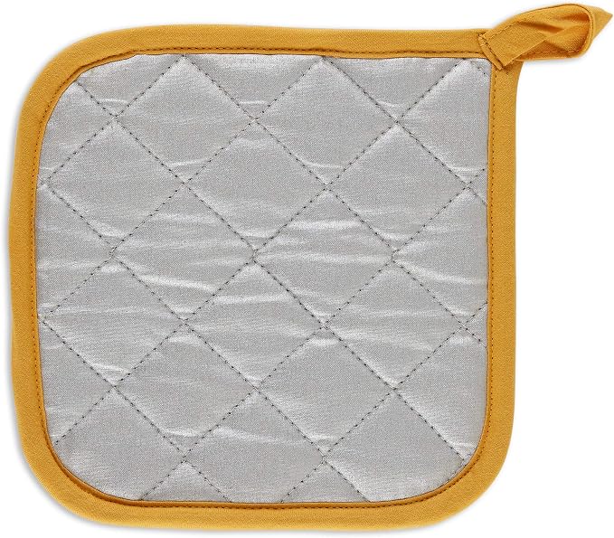 DII Basic Terry Collection Quilted 100% Cotton, Honey Gold, 3 Piece - Image 2