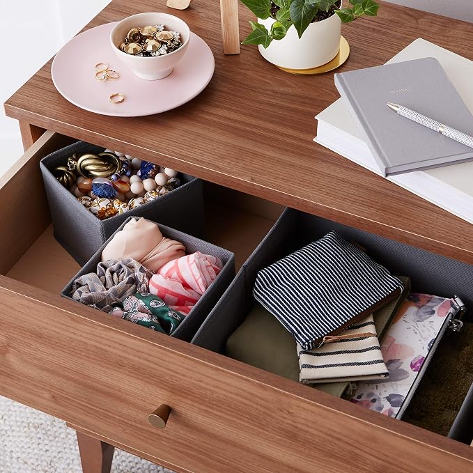 Amazon Basics Collapsible Cloth Drawer Organizer Boxes - Image 6