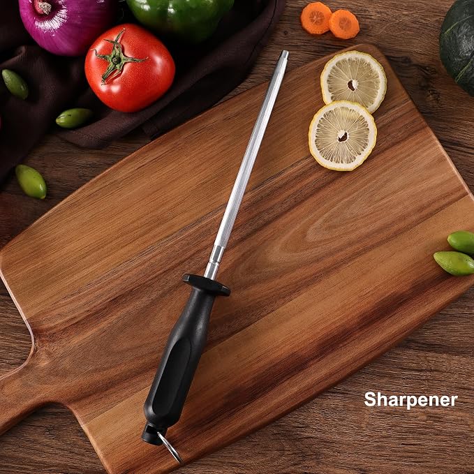 ROMANTICIST Knife Set, 10 Pieces Knife Block Set - Image 7