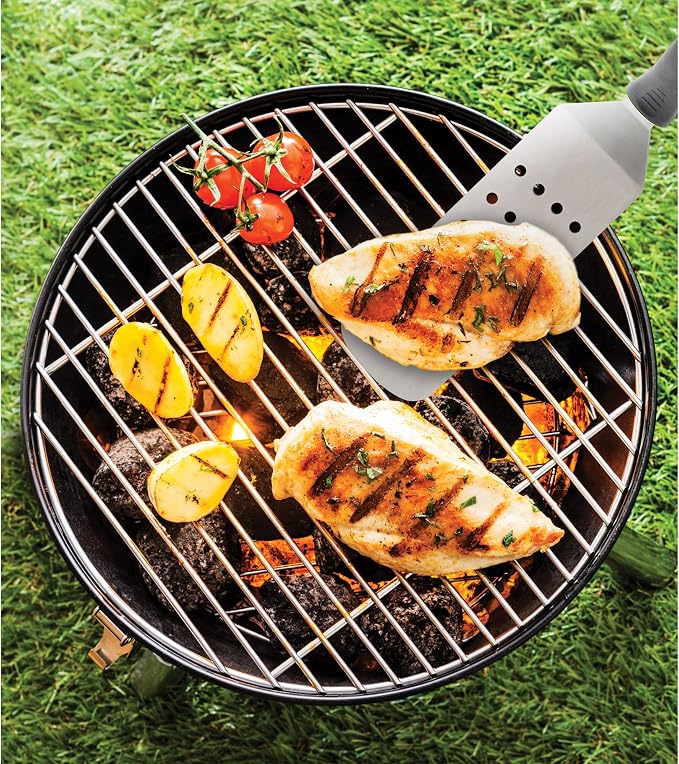 HIC Kitchen Perforated Burger Turner - Image 5