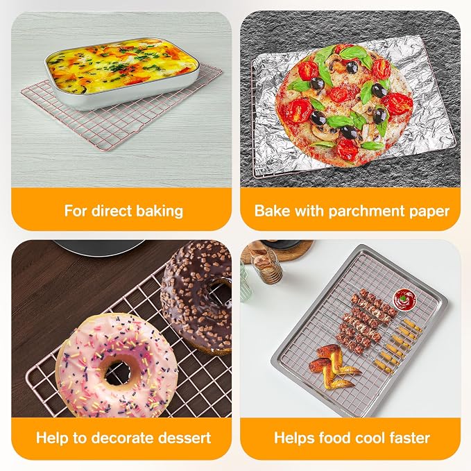 2-Pack Cooling Racks for Cooking and Baking - Image 4