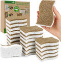 Natural Kitchen Sponges, Biodegradable & Compostable | Non-Scratch Cellulose by Silkyhose