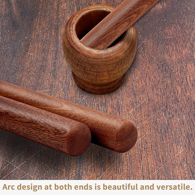 Aisoso French Rolling Pin, 17.7 Inches Wood Rolling Pin - Image 4