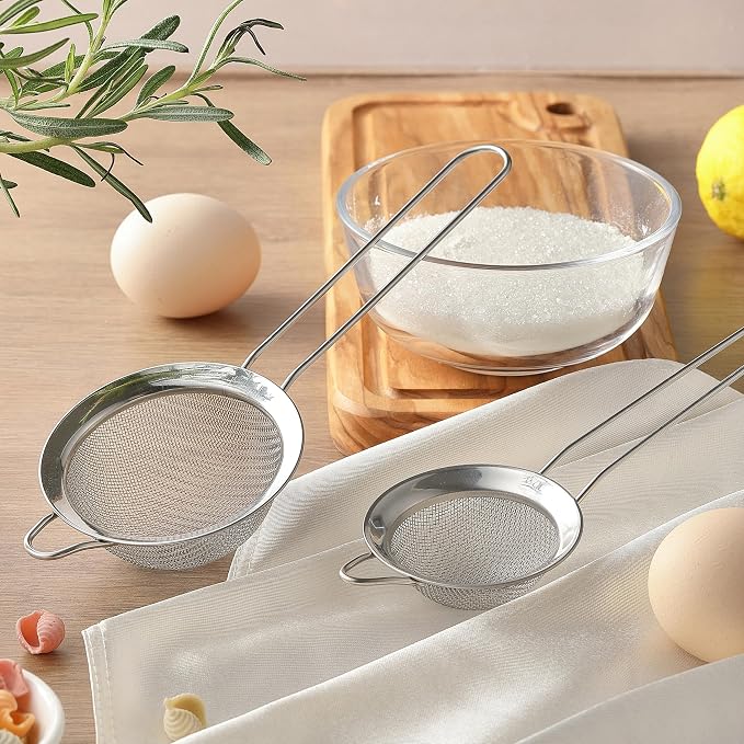2 Pack Fine Mesh Strainers, Mini Stainless Steel Strainer - Image 6