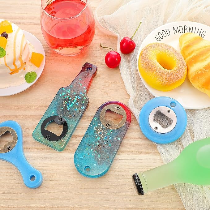15 Sets Bottle Opener Inserts Kit Stainless Steel Round Bottle Openers Metal - Image 7
