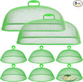 Hicarer 8 Pcs Metal Mesh Screen Food Cover by Hicarer