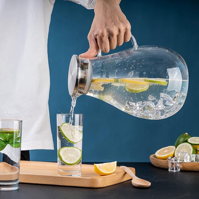 Glass Pitcher with Lid, 3000ml - Image 5