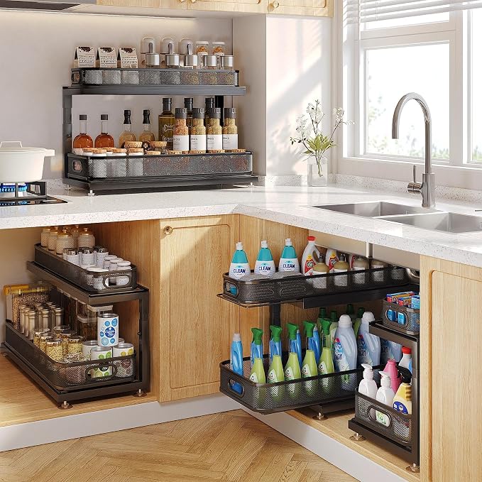 2-Pack 21.3 IN Depth Under Sink Organizer - Image 8