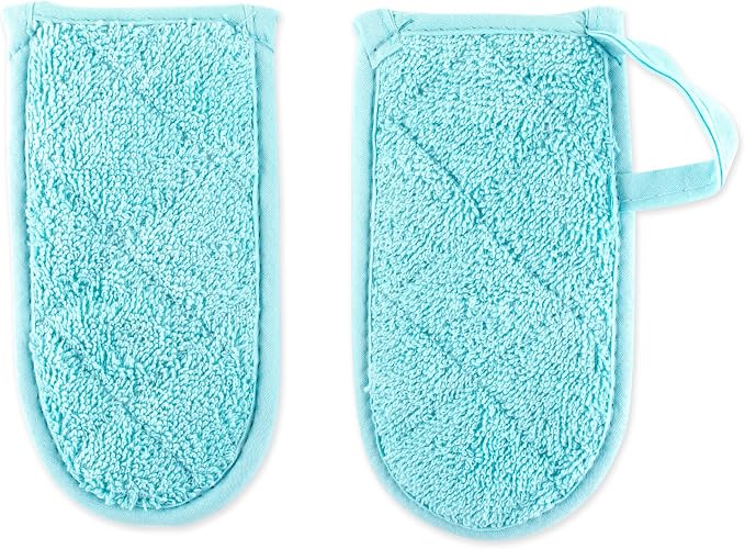 DII Basic Terry Collection Quilted 100% Cotton, Pan Handle, 3 Piece - Image 2