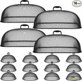 Hicarer 16 Pcs Metal Mesh Screen Food Cover by Hicarer