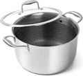 MICHELANGELO Tri-ply Stainless Steel Stock Pot, 8-Quart Stockpot by Michelangelo