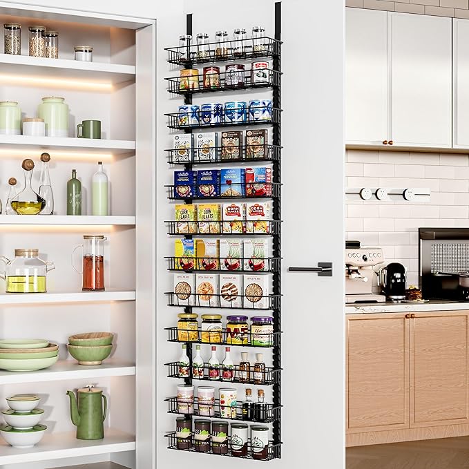 Churboro Over the Door Pantry Organizer Rack by Churboro
