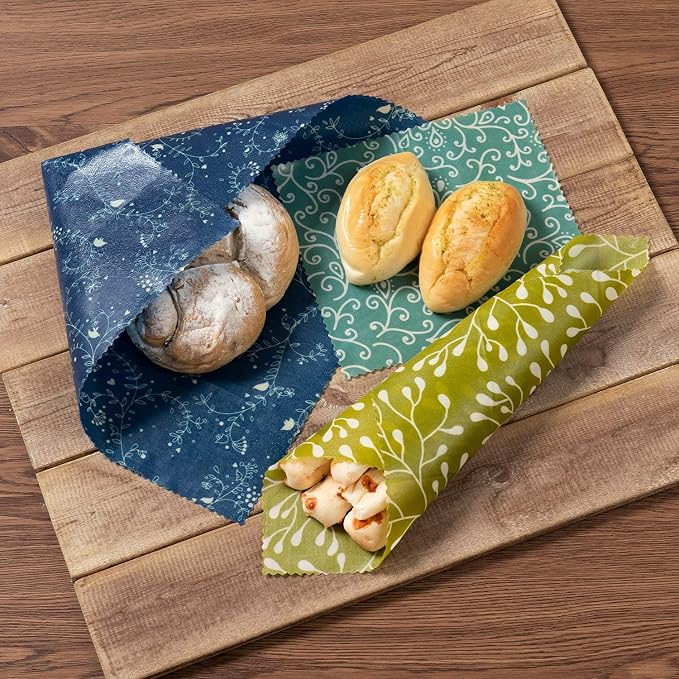 Akeeko Reusable Beeswax Food Wraps - Image 4