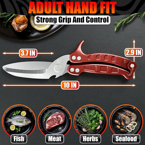 4-in-1 Kitchen Shears Heavy Duty - Image 2
