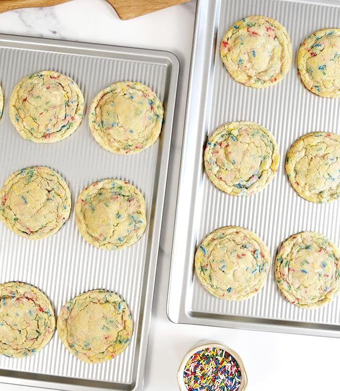 USA Pan Bakeware Cookie Sheet, Warp Resistant Nonstick Baking Pan, Made in the - Image 6