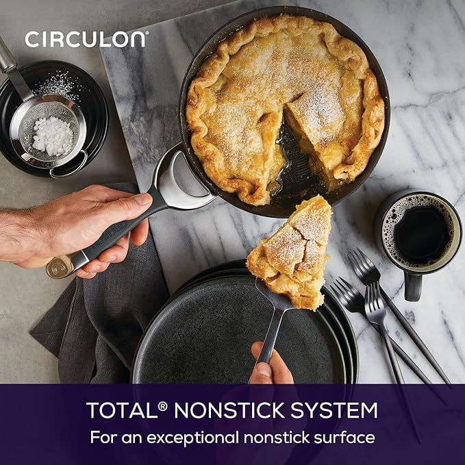 Circulon Symmetry Hard Anodized Nonstick Induction Frying Pan, 8.5-Inch Fry Pan - Image 4