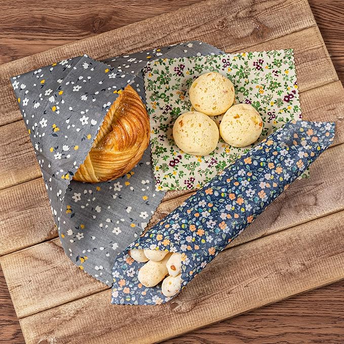 Akeeko Reusable Beeswax Food Wraps - Image 4