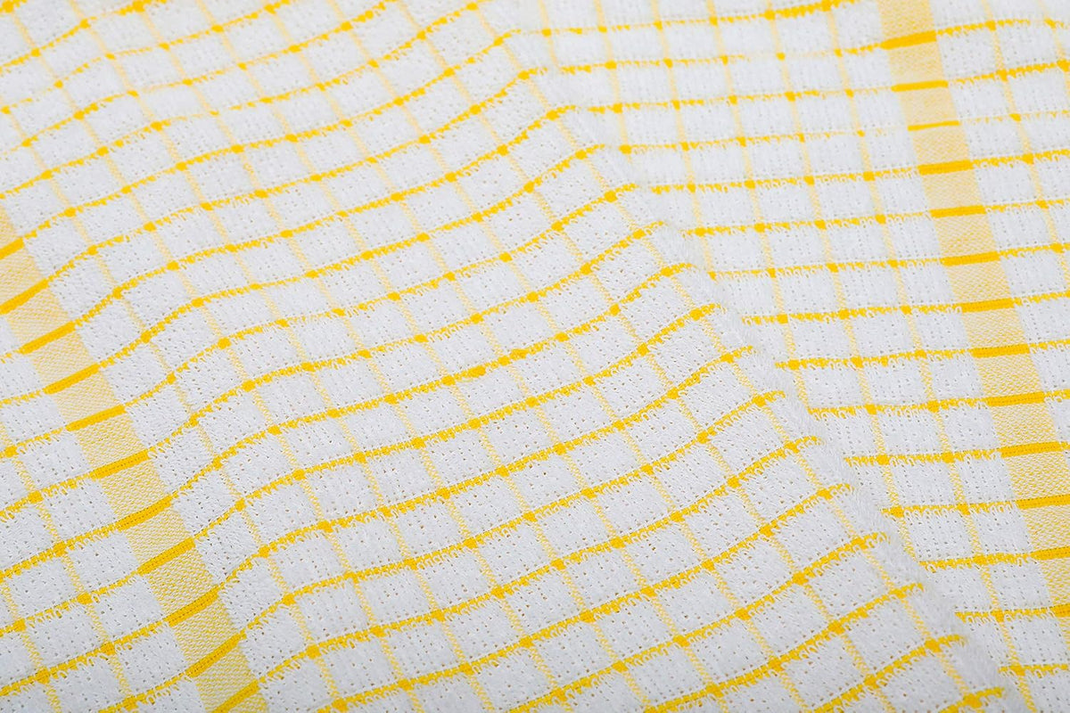 Kitchen Towels Set of 4 - Highly Absorbent, Super Soft Terry Cotton
