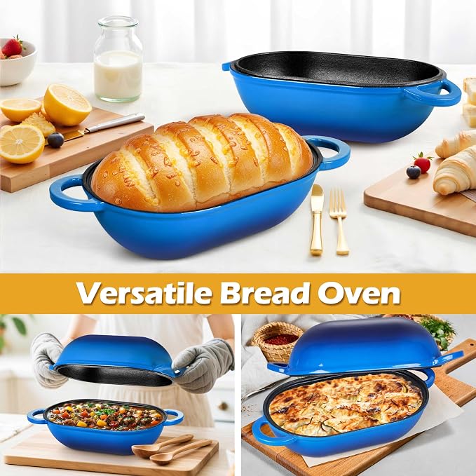 Homikit Enameled Cast Iron Dutch Oven - Image 8