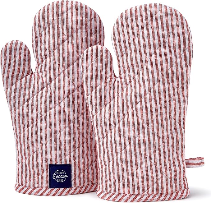 Encasa XO Long 12"x7" Oven Microwave Hand Gloves Mitts by EncasaXO