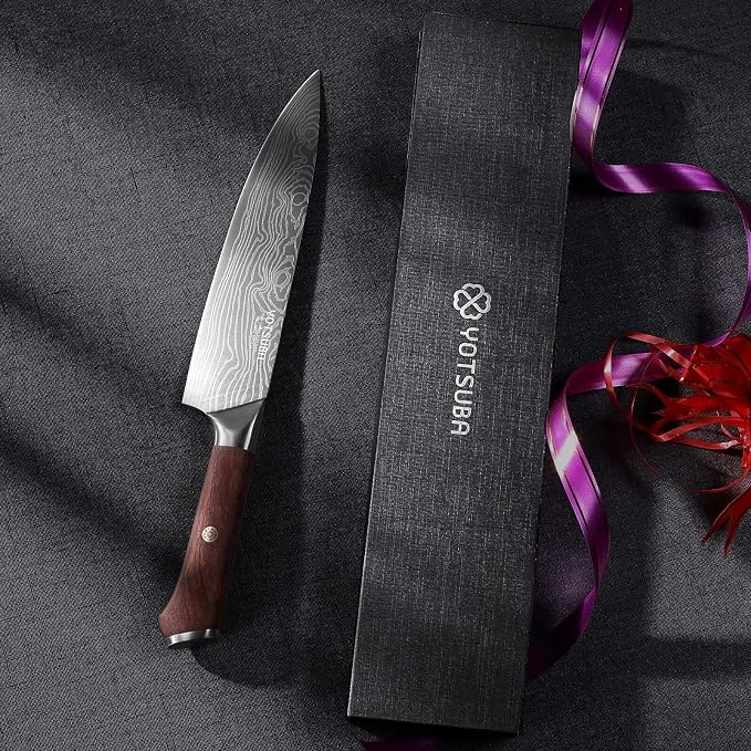 YOTSUBA 8 Inch Japanese Chef Knife, Ultra Sharp Professional Kitchen Knife - Image 6