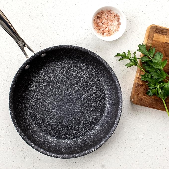 Nordic Ware Basalt Aluminum Saute Skillet, Ceramic Coating - Image 7