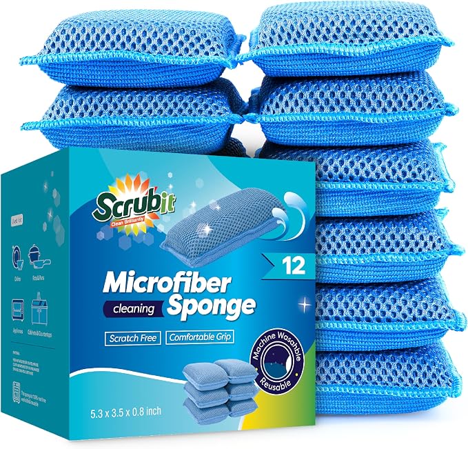 SCRUBIT Reusable Sponges for Dishes by SCRUBIT