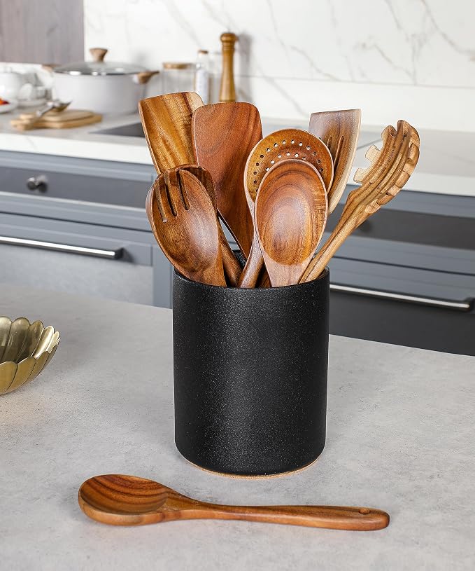 Nucookery Wooden Cooking Utensils Set - Image 7