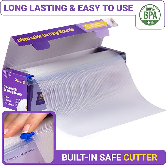 Disposable Plastic Cutting Board Sheets - Image 2