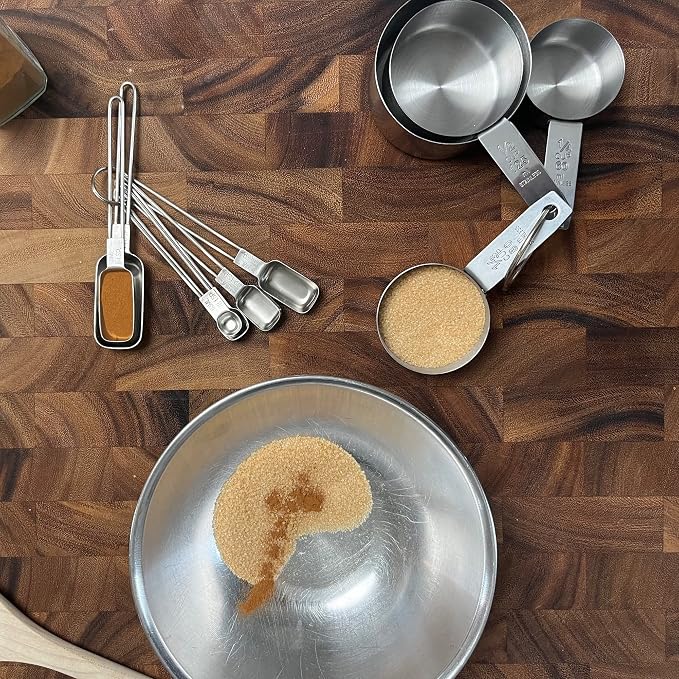 Fox Run Stainless Steel Measuring Cup/Spoon Set, 6.5 x 3.2 x 2" - Image 4
