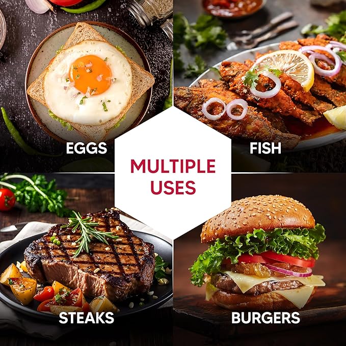 HIC Kitchen Perforated Burger Turner - Image 2