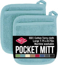 RITZ Terry Pocket Mitt & Hot Pad: Unparalleled Heat Resistant, Durable 100% by Ritz+Foodservice