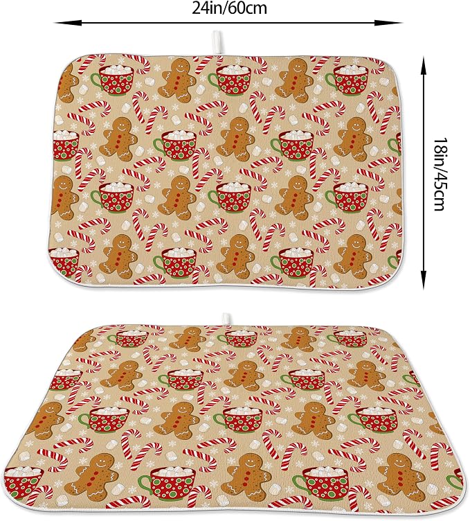 Christmas Drying Mat 18x24 Inches - Image 2