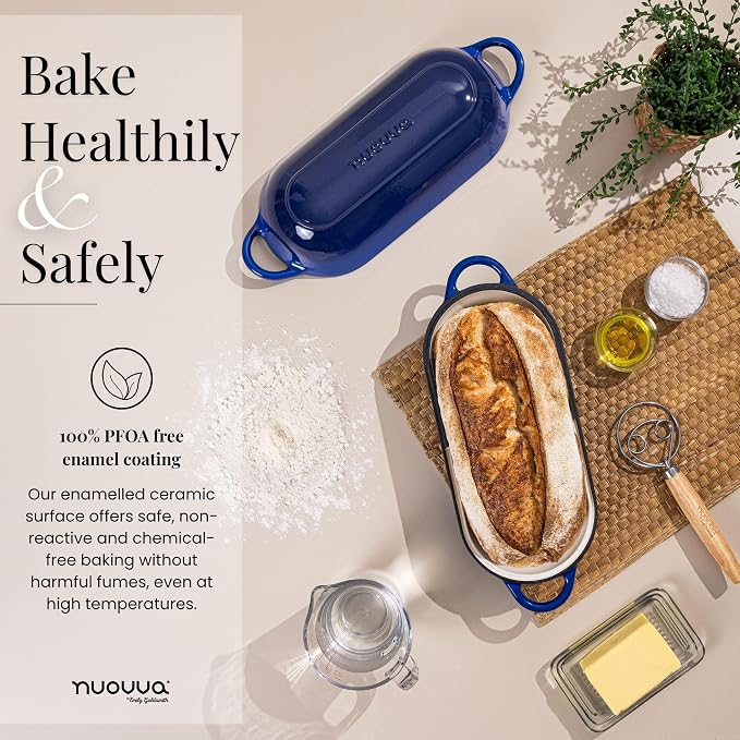 Enamelled Cast Iron Bread Loaf Pot – Dutch Oven - Image 6