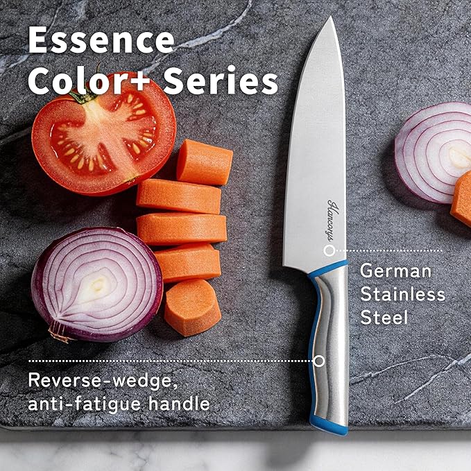 Knife Set, Enduring Razor-Sharp German High Carbon Stainless Steel Chef Knife - Image 5