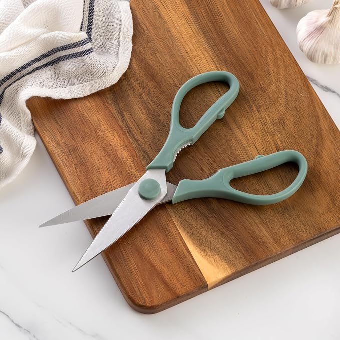 Rae Dunn Kitchen Scissors- Stainless Steel Kitchen Shears, Cooking Scissors - Image 3