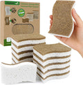 Natural Kitchen Sponges, Biodegradable & Compostable | Non-Scratch Cellulose by Silkyhose