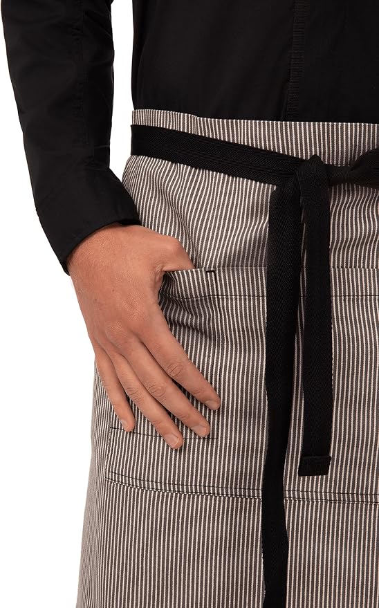 Chef Works Unisex Portland Half Bistro Apron - Image 4
