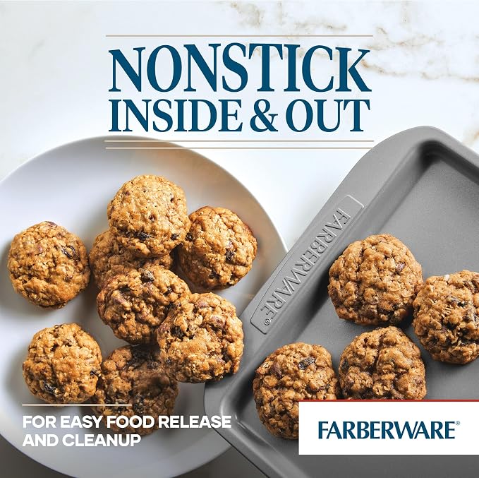 Farberware Nonstick Bakeware 3-Piece Cookie Pan Set - Image 4